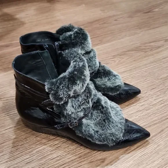 Geox Shoes Geoxdesignedby Patrick Cox Wedge Ankle Boots 4 95 Us Poshmark